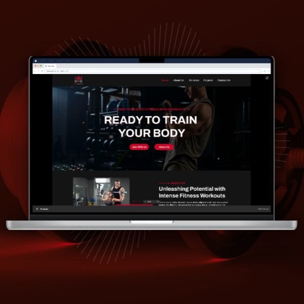 Fit Jawans fitness website - Bytespark Digital project