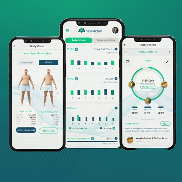 MoreActive - Fitness Mobile App by Bytespark Digital